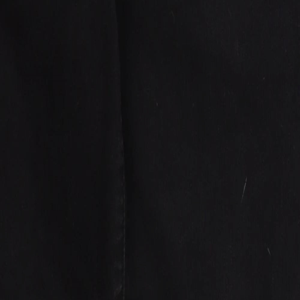 Bonmarché Womens Black Cotton Skinny Jeans Size 10 L29 in Regular Button