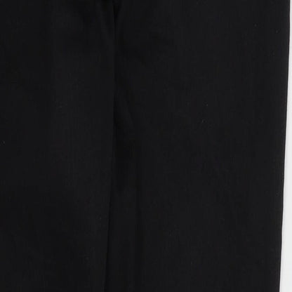 Bonmarché Womens Black Cotton Skinny Jeans Size 10 L29 in Regular Button