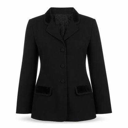 Womens UK Size 6 Liz Claiborne Regular Black Suit Jacket