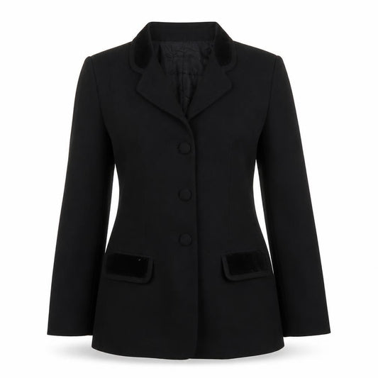 Womens UK Size 6 Liz Claiborne Regular Black Suit Jacket