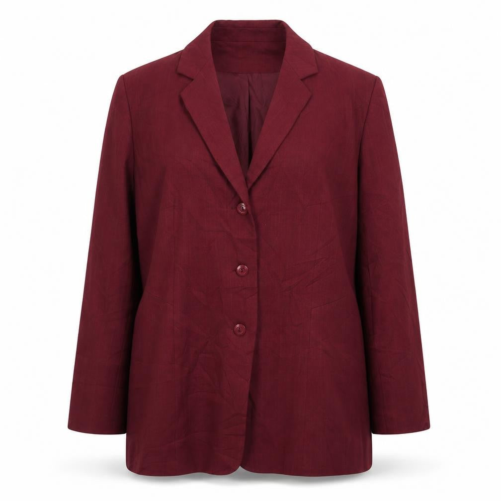 Womens UK Size 16 Classics Regular Red Suit Jacket