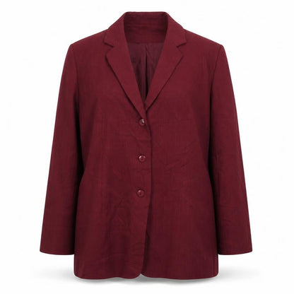 Womens UK Size 16 Classics Regular Red Suit Jacket
