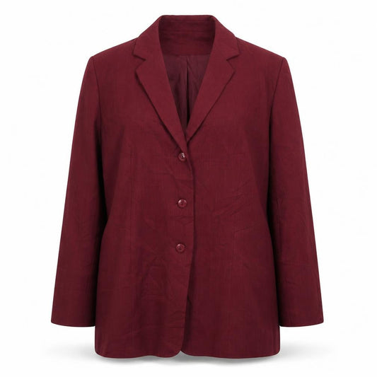 Womens UK Size 16 Classics Regular Red Suit Jacket