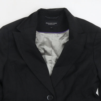 Debenhams Womens Grey Polyester Jacket Suit Jacket Size 12
