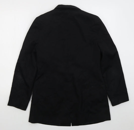 Dorothy Perkins Womens Black Polyester Jacket Suit Jacket Size 12