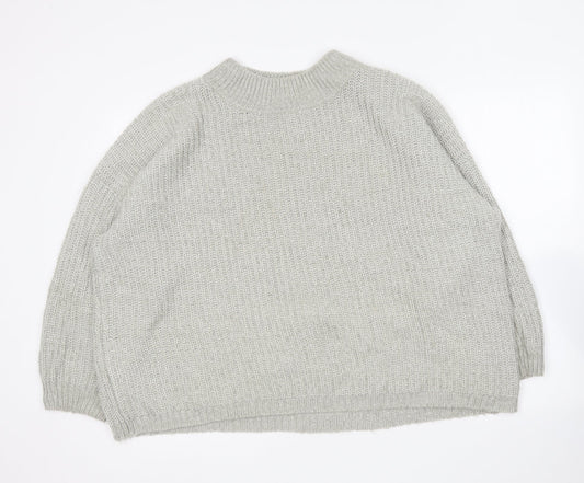Womens UK Size M New Look Grey Pullover Jumper