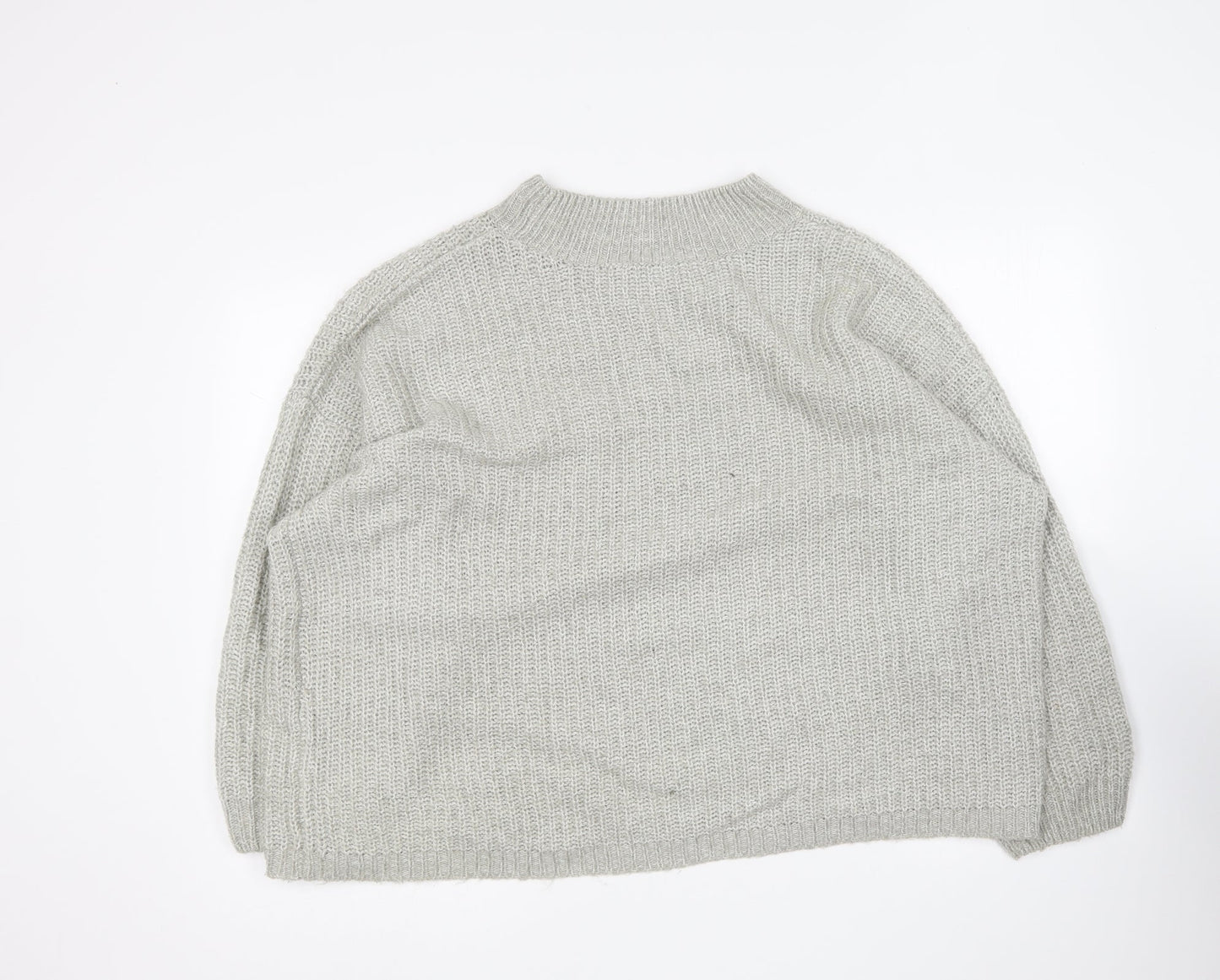 Womens UK Size M New Look Grey Pullover Jumper