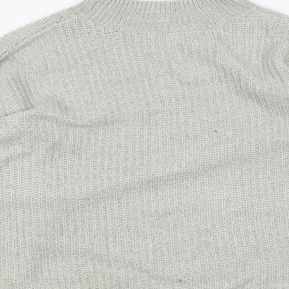Womens UK Size M New Look Grey Pullover Jumper