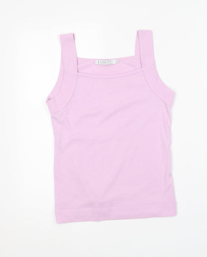 Womens UK Size 12 Emreco Purple Basic Tank