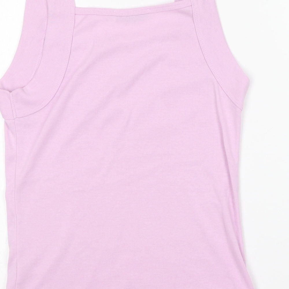 Womens UK Size 12 Emreco Purple Basic Tank