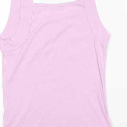 Womens UK Size 12 Emreco Purple Basic Tank