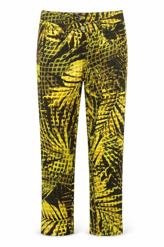 Womens UK Size 8 Atelier Gardeur Regular Fit  Yellow Trousers