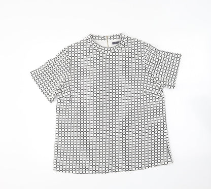 Womens UK Size 14 Marks and Spencer Black Basic T-Shirt