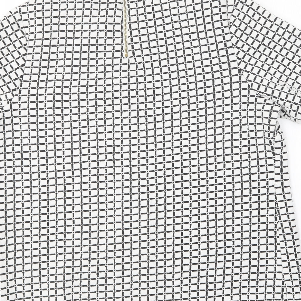 Womens UK Size 14 Marks and Spencer Black Basic T-Shirt
