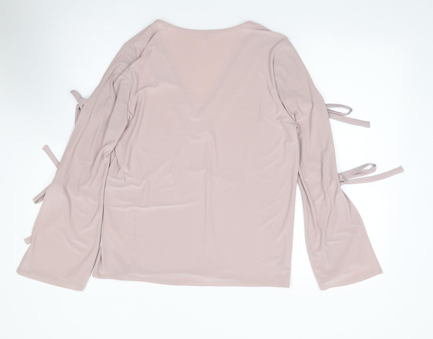 Womens UK Size 12 River Island Purple Jersey Blouse