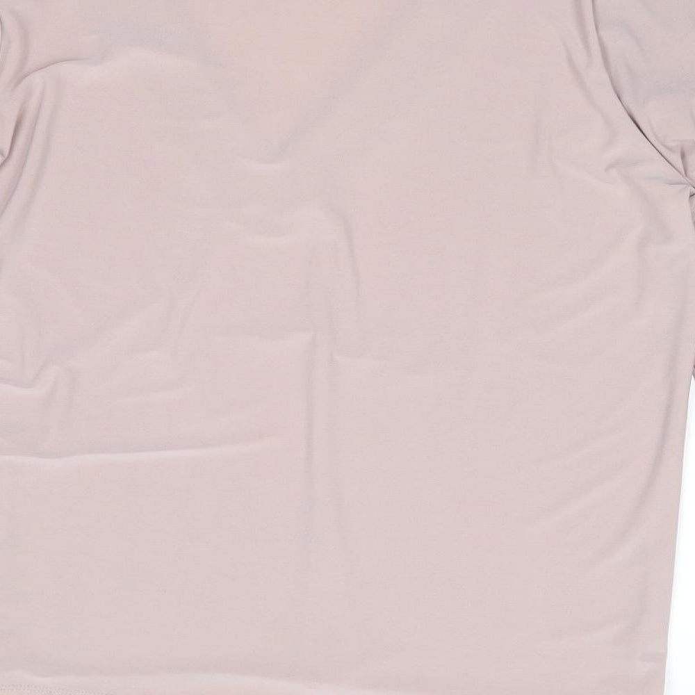 Womens UK Size 12 River Island Purple Jersey Blouse