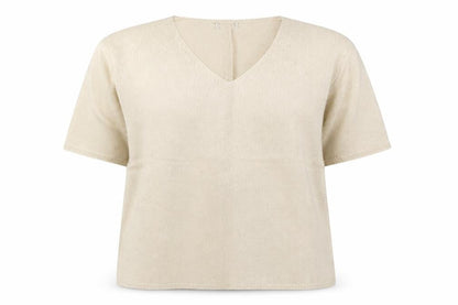 Womens UK Size XL Preworn Beige Pullover Jumper