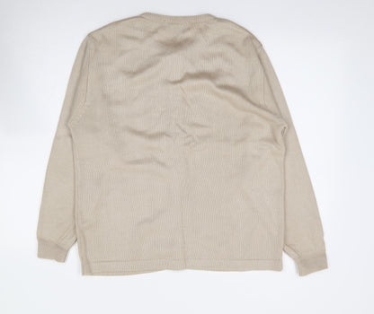 Womens UK Size L Akal Collection Beige Cardigan Jumper