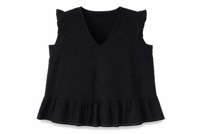 Womens UK Size XL Dunnes Black Jersey Blouse