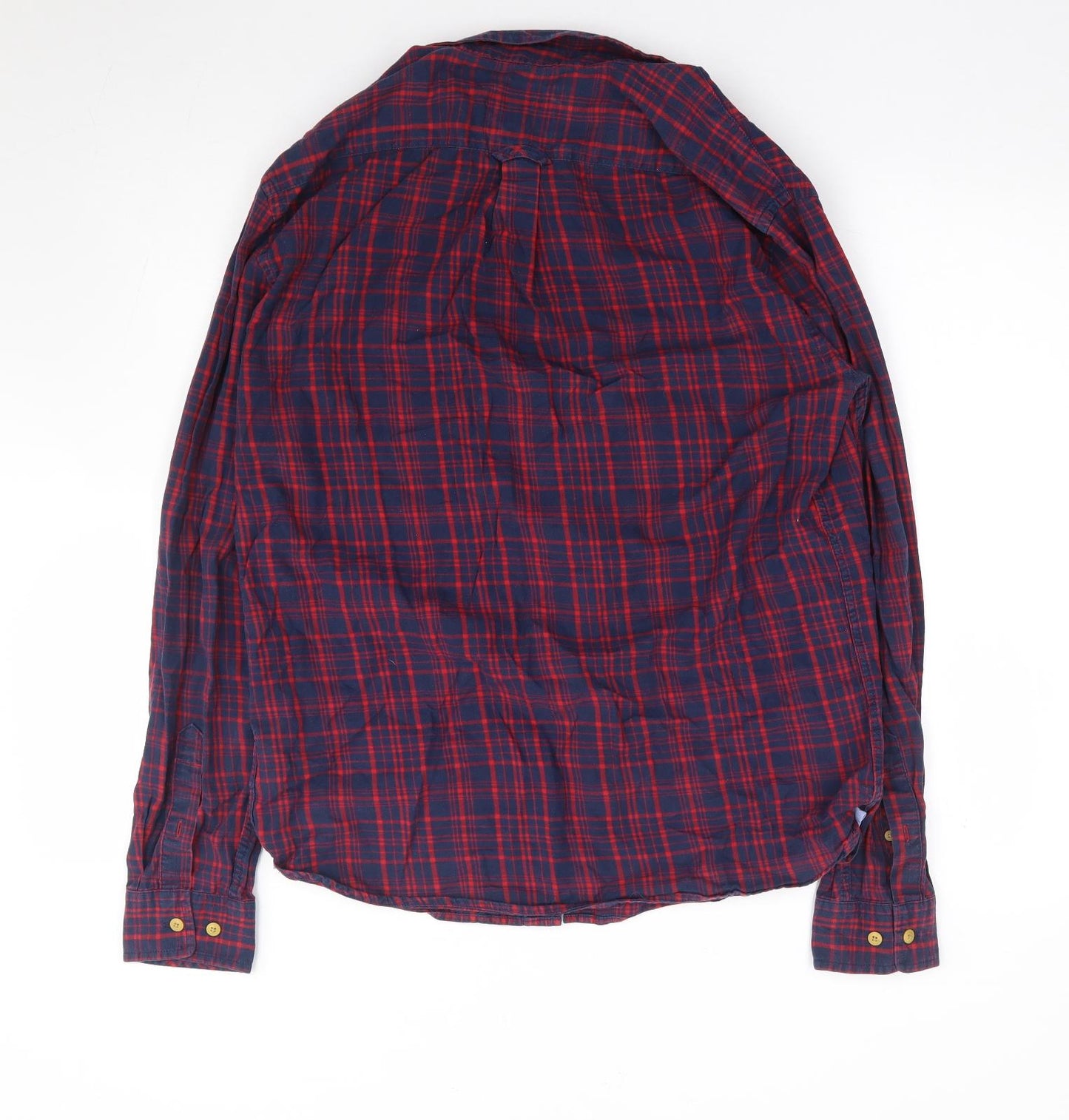 Mens UK Size M Howick Blue  Button-Up Long Sleeve Casual Shirt