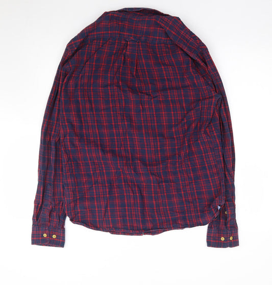 Mens UK Size M Howick Blue  Button-Up Long Sleeve Casual Shirt