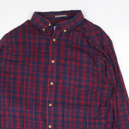 Mens UK Size M Howick Blue  Button-Up Long Sleeve Casual Shirt