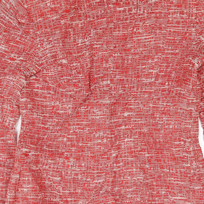 EPS by Episode Womens Red Flecked Viscose Jacket Suit Jacket Size 10