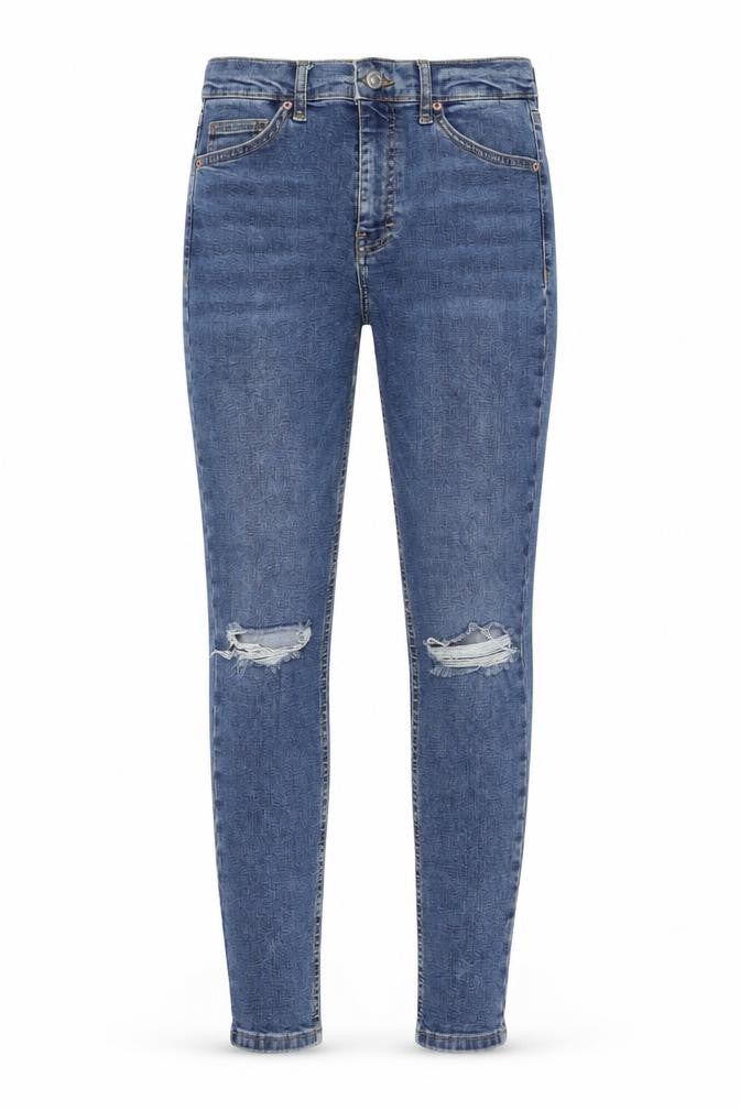 Womens UK Size 28 in Topshop Regular Fit Skinny Blue Jeans