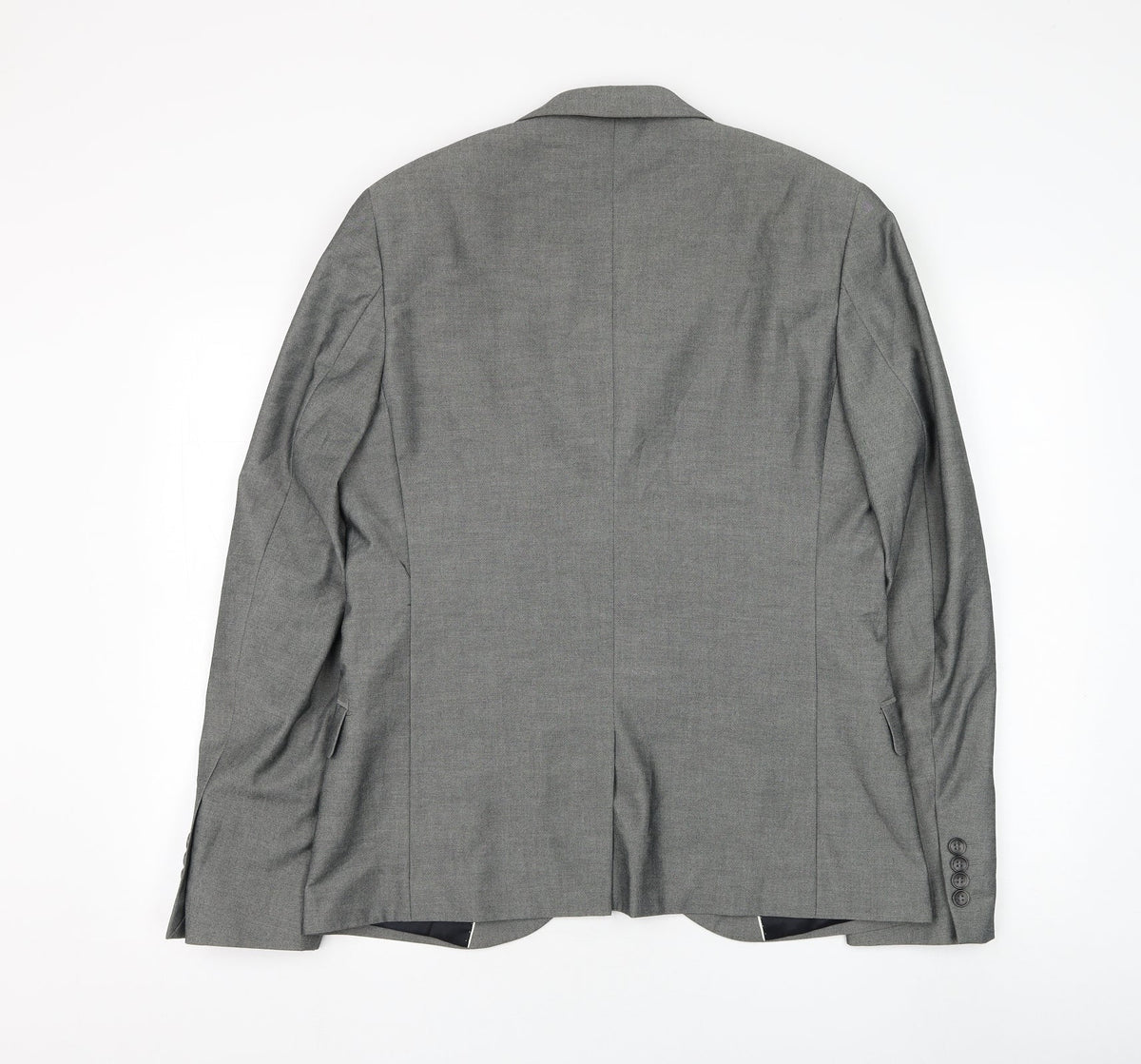 Mens UK Size 40 Topman Regular Grey Suit Jacket