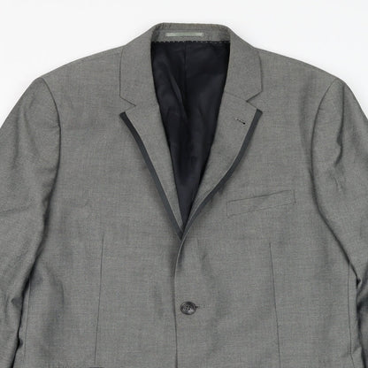 Mens UK Size 40 Topman Regular Grey Suit Jacket