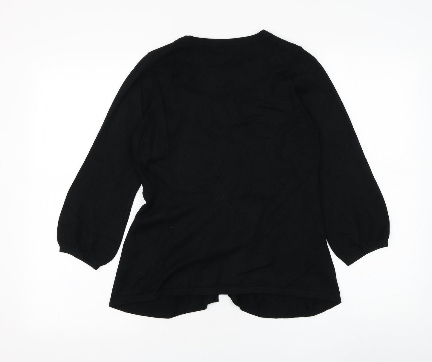 Womens UK Size 10 Marks and Spencer Black Cardigan Jumper