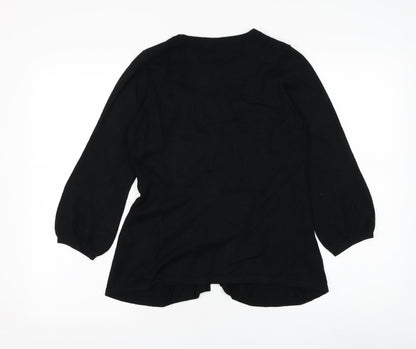 Womens UK Size 10 Marks and Spencer Black Cardigan Jumper