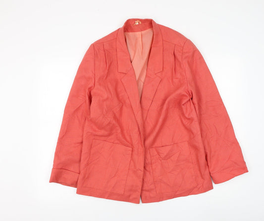 Womens UK Size 12 Preworn Pink Jacket