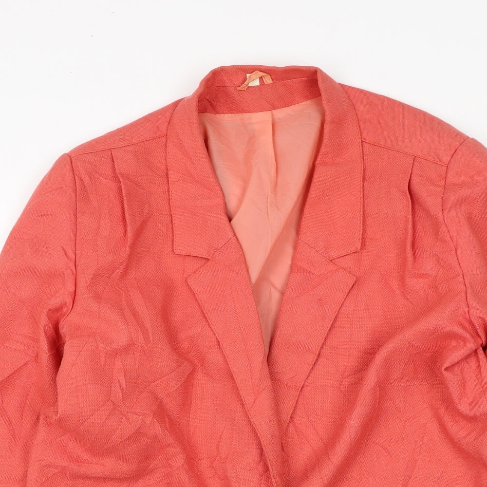 Womens UK Size 12 Preworn Pink Jacket
