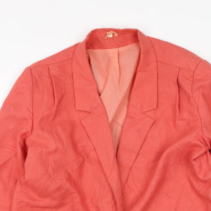 Womens UK Size 12 Preworn Pink Jacket