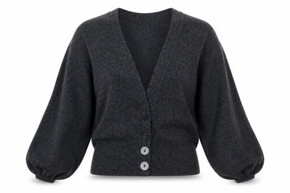 Womens UK Size 8 F&F Grey Cardigan Jumper