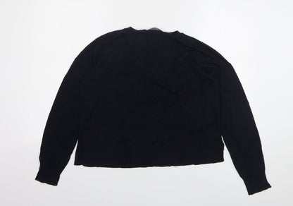 Womens UK Size M Zara Blue Pullover Jumper
