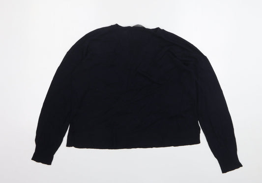 Womens UK Size M Zara Blue Pullover Jumper