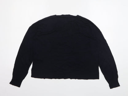 Womens UK Size M Zara Blue Pullover Jumper