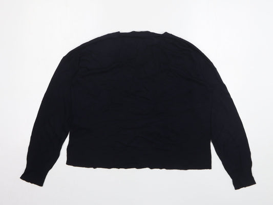 Womens UK Size M Zara Blue Pullover Jumper