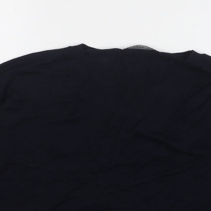 Womens UK Size M Zara Blue Pullover Jumper