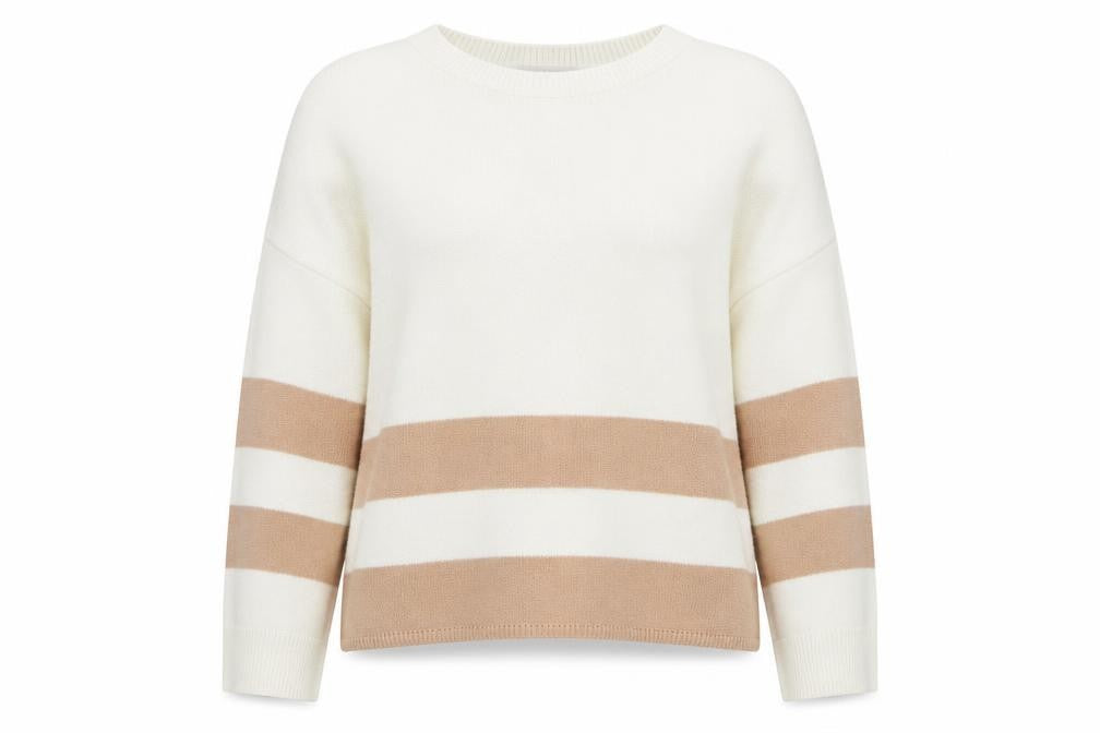 Womens UK Size 8 In The Style Beige Pullover Jumper