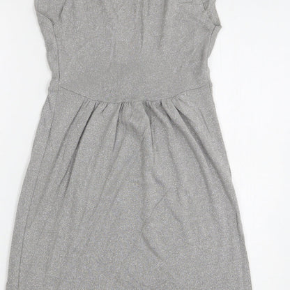 Womens UK Size 8 Warehouse Grey Vest Jumper