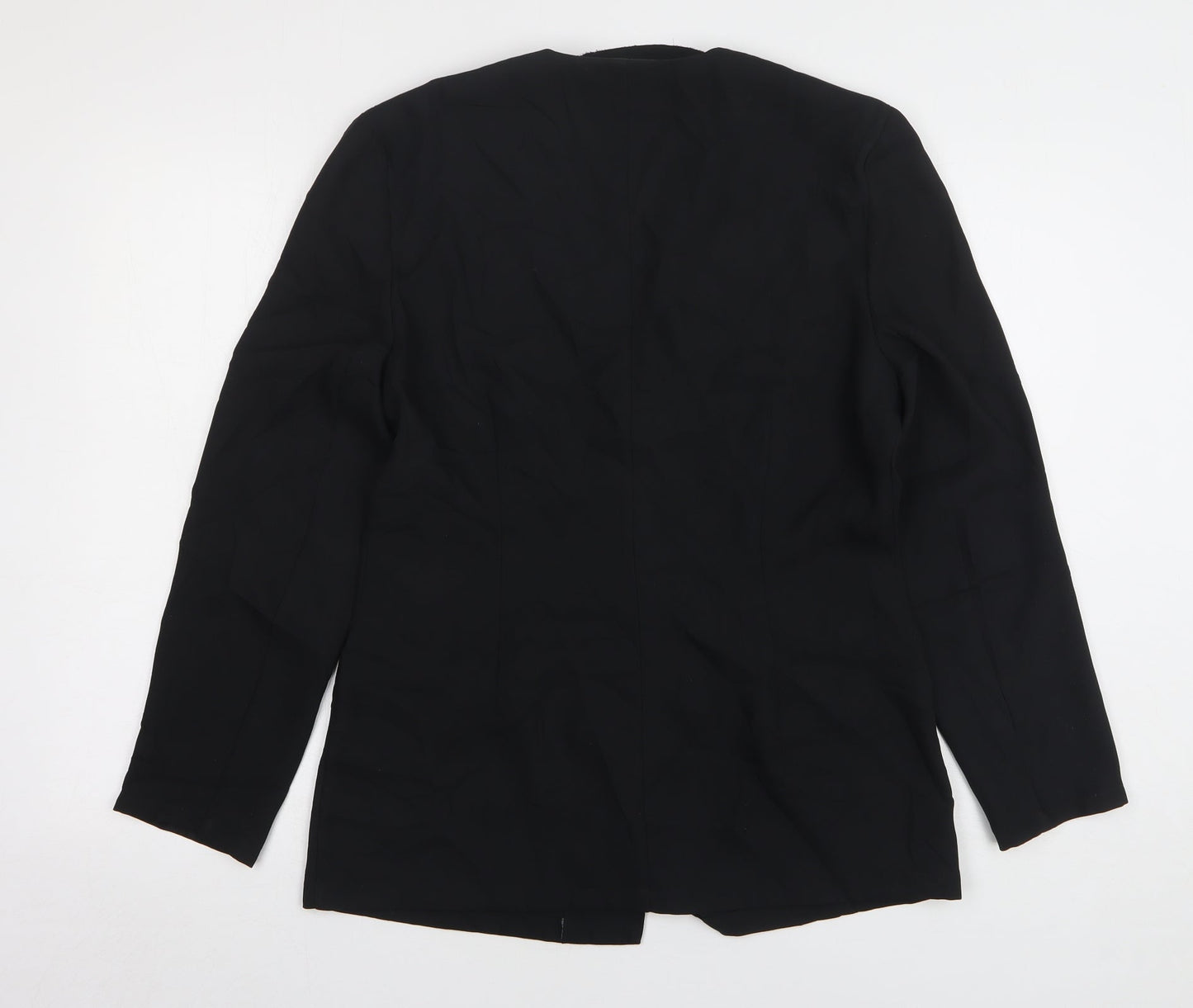Berkertex Womens Black Polyester Jacket Suit Jacket Size 12