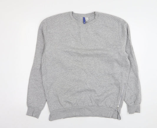 Mens UK Size M H&M Grey Pullover Sweatshirt