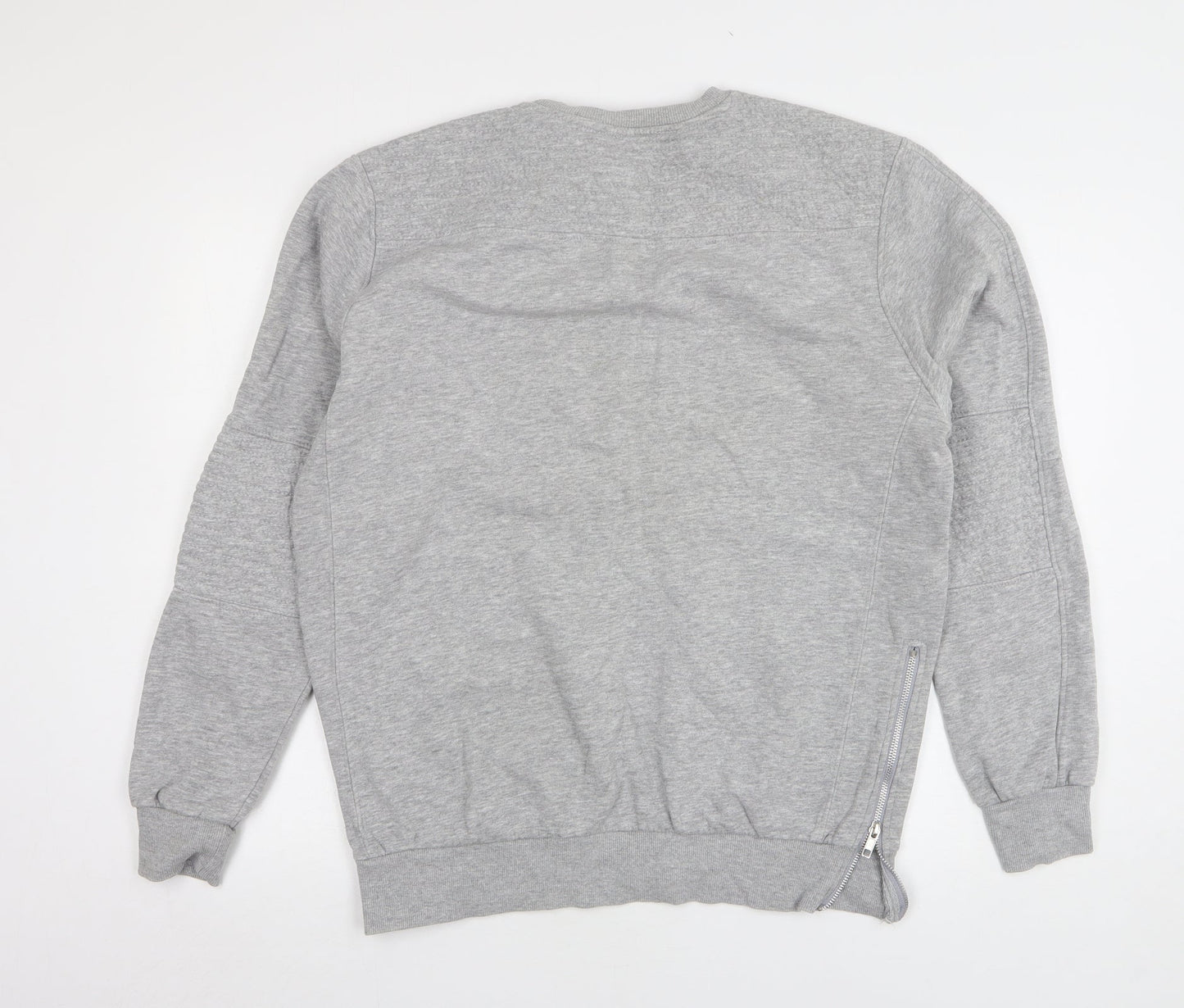 Mens UK Size M H&M Grey Pullover Sweatshirt