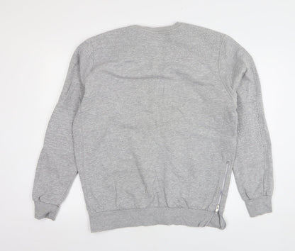 Mens UK Size M H&M Grey Pullover Sweatshirt