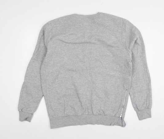 Mens UK Size M H&M Grey Pullover Sweatshirt