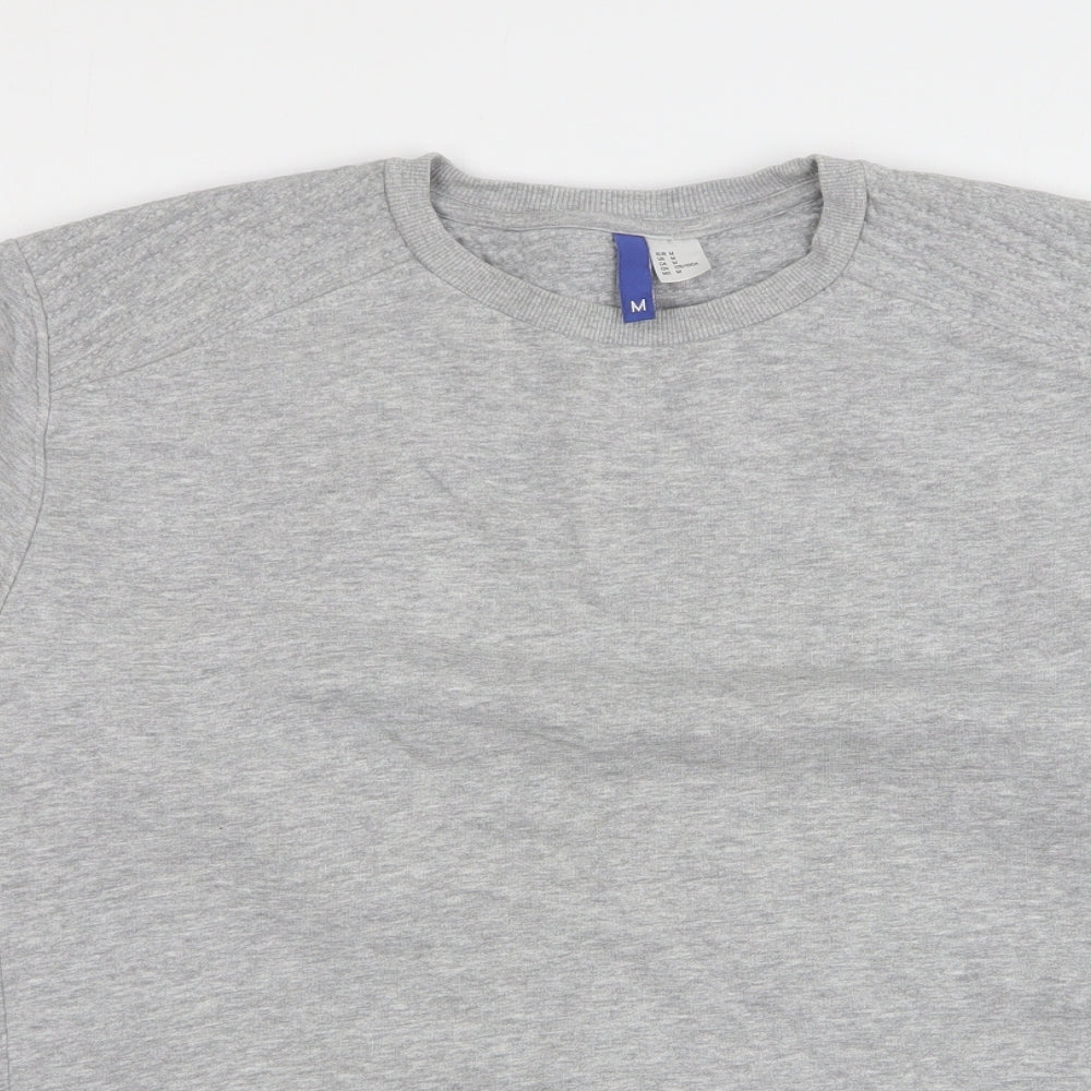 Mens UK Size M H&M Grey Pullover Sweatshirt