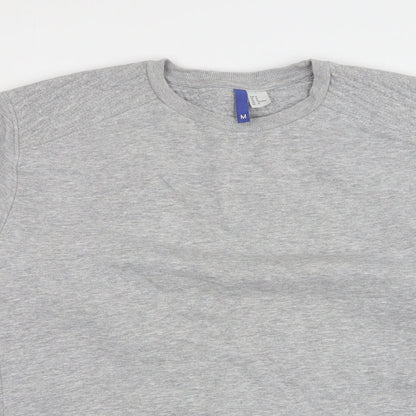 Mens UK Size M H&M Grey Pullover Sweatshirt
